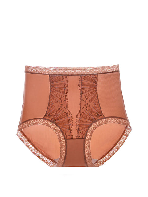 3 Pieces Women Artsy Lace High Waist Underwear