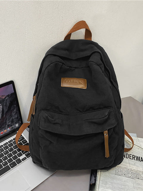 Casual Large Capacity Canvas Backpack