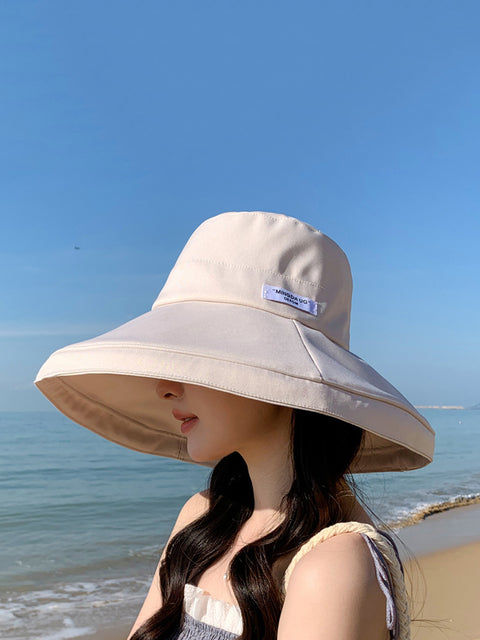 Women Casual Sunproof Large Brim Hat