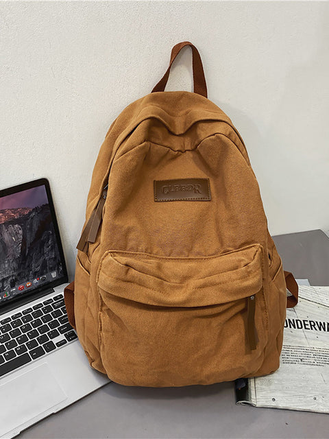 Casual Large Capacity Canvas Backpack