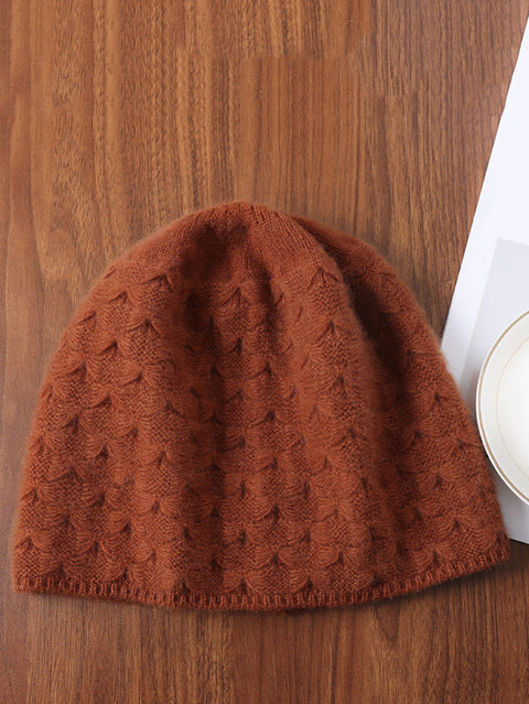 Winter Fashion Style Solid Kintted Hat