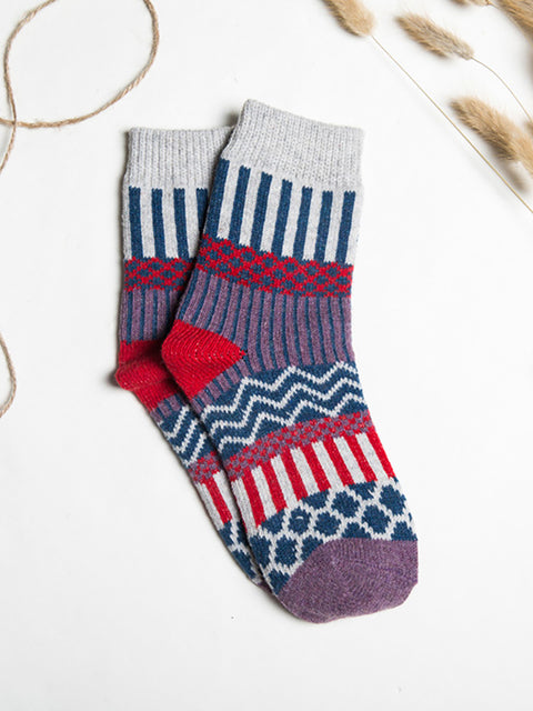 Beautiful Pattern Winter Thermal Socks